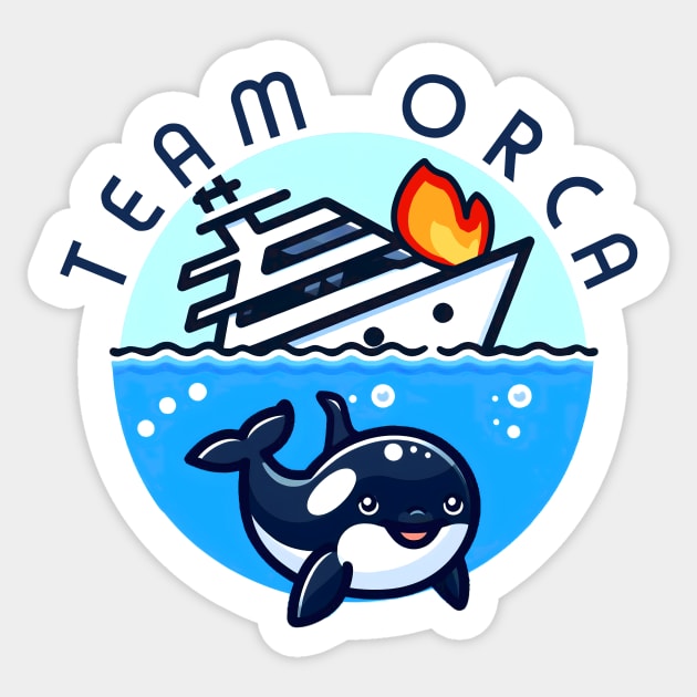 Team Orca Sticker by kruk